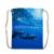 Portable outdoor beach towel travel sea dolphin beach bag