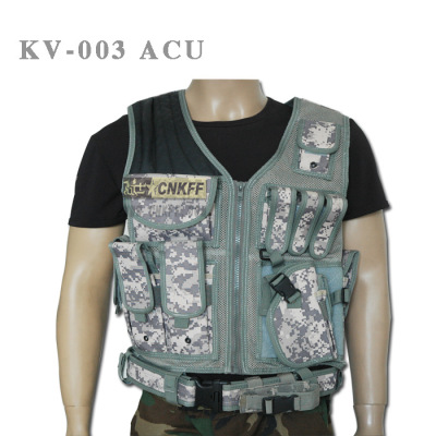 Manufacturer direct selling kv-003 CQB tactical mesh vest camouflage vest summer tactical vest