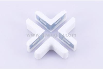 Plastic cap Angle code 90 degrees thickened cabinet Angle code furniture connector 7 type plastic Angle iron 