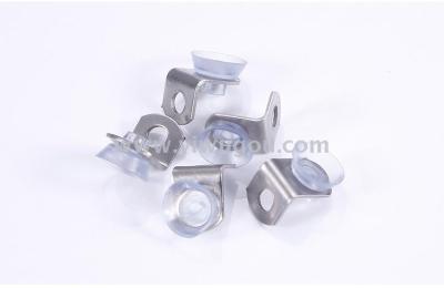 The floor plate bracket stainless steel suction cup type seven word plate bracket cabinet L type partition plate bracket