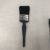 Black wool paint Brush with plastic handle, used for interior decoration, decoration, and stucco