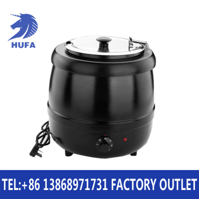Stainless Steel Electronic Soup Heating Pot Insulated Soup Pot 10 Liters Buffet Soup Stove Soup Pot Self-Service Tableware