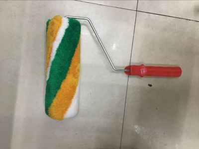 10 inches wide yellow and green roller brush