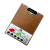 Banger horizontal color multi-function splint bill splint folding folder writing splint pad
