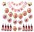 Cross-Border Hot Selling Aluminum Balloon Sequined Balloon Birthday Party Balloon Set Rose Gold Balloon Gilding Latte Art