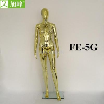 Xufeng manufacturer direct electroplating golden female model subleg article no. Fe-5g