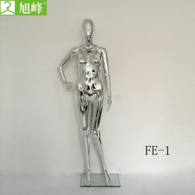 Xiaofeng direct sales electroplating silver women's model subleg article no. Fe-1