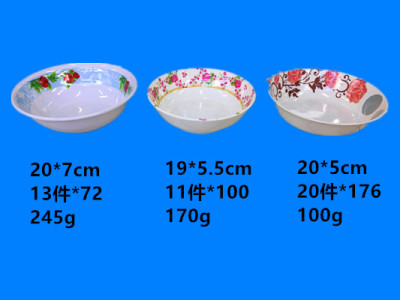 Miamines tip bottom bowl Miamines tableware can be processed in various sizes in large quantity in stock