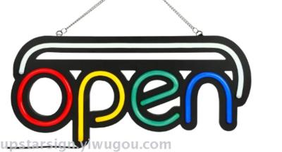 led  neon sign open 
