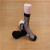 FUGUI summer ladies glass silk stockings miniature snow man black fashionable socks