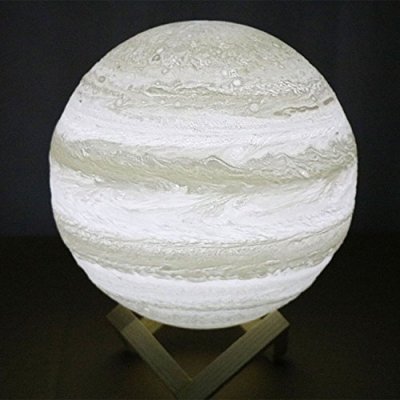 7.1inch Seamless 3D Printing Baby Night Light Dimmable 16 Colors with Remote Control PLA Material Home Decor Gifts
