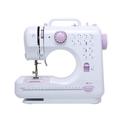 Electric Sewing Machine Portable Mini with 12 Built-in Stitches, 2 Speeds Double Thread, Foot Pedal Best for Beginner