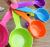 Color plastic measuring spoon