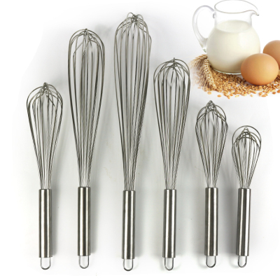 Stainless steel hand roughing egg whisk creative kitchen baking tool flour mixer egg whisk