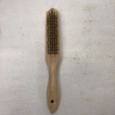 Anti-steel 6 row Wire Brush, used to Clean the floor, etc