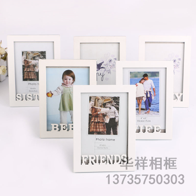 Retro American Style 6-Inch 7-Inch Photo Frame Picture Frame Creative Photo Frame Table Decoration Custom Wall Hanging Photo Frame