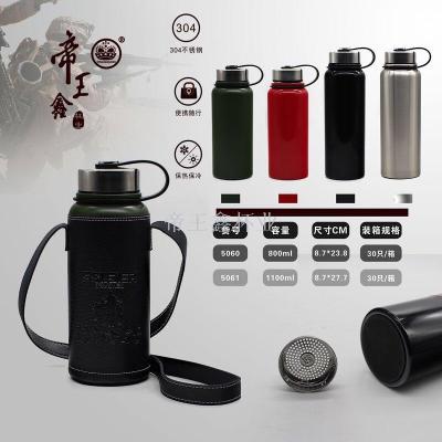 800ml outdoor kettle large capacity stainless steel travel bottle onboard vacuum cup portable backpack space pot