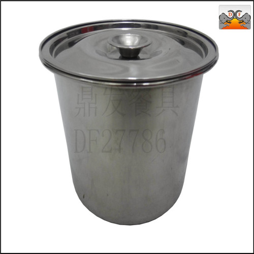 Df27786 Dingfa Stainless Steel Kitchen Hotel Supplies Tableware Thickened Deepening Seasoning Jar Flavor Oil Drum