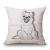 Manufacturer direct-selling animal pattern custom-made pillow case pillow cushion car pillow