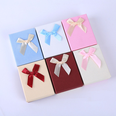 Factory direct marketing creative fashion jewelry packaging paper jewelry box wholesale Korea version jewelry box