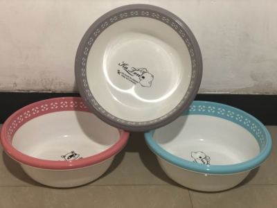 Xinshan Plastic Drop-Resistant Two-Color Washbasin Household Supplies Plastic Basin