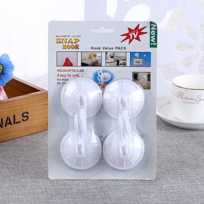 Hot Sale Seamless Hook White Daily Necessities Vacuum Strong Suction Cup Hook Strong Sticky Hook Special Offer Wholesale