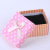 Manufacturer wholesaler bowknot jewelry box speckled rose ear nail ring jewelry box