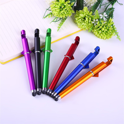 Customized wholesale Manufacturers direct sales mobile phone holder pen advertising neutral pen new can be printed two-dimensional code touch pen customized wholesale