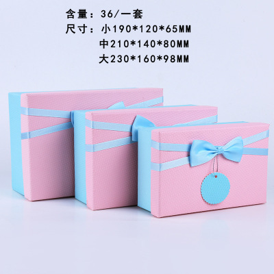 Top - grade gift box tie clip gift box jewelry box custom - made wholesale brown paper rectangular gift box
