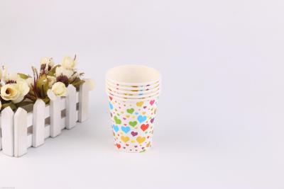 New Love Multicolor Pack Paper Birthday Party Patry Decoration Supplies Paper Cup