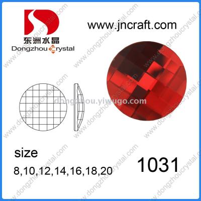 DZ-1031 round glass mirror beads for jewelry accessories