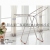 Zhejiang Yiwu Factory Direct Sales Full Stainless Steel Laundry Rack Floor Clothes Drying Rack Storage Rack Multifunctional