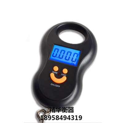 Portable scale 50KG/10G error electronic luggage scale backlight digital display portable hook scale