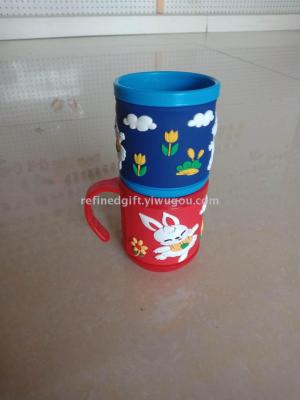 Creative PVC diversified exquisite digital animal mugs can be customized small gifts