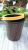 Wholesale Ferrule Printed Black Plastic Trash Can Living Room Fashion Household Uncovered Paper Tube European-Style Storage Pressure Ring Bucket