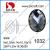 DZ-1032 oval glass mirror beads for jewelry accessories