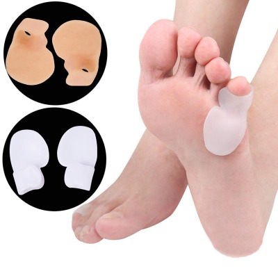 Silicone Small Toe Varus Toe Separator Small Toe Correction Separation Protection Mat Valgus Overlapping Toe Separator Protective Sleeve