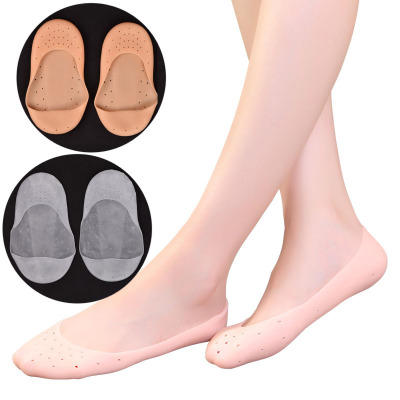 Silicone foot cover heel protector foot cover foot heel cleft proof socks tpe foot protector hoses for men and women