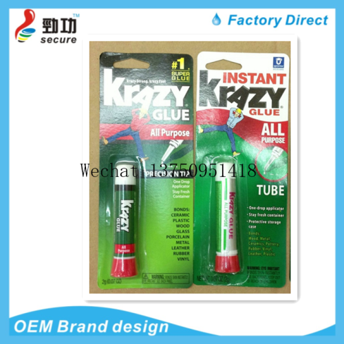 Krazy Glue Elephant 3 Seconds Super 5000 Single Suction Card 502 Glue 502 Glue