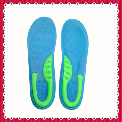 Super Soft Free Cutting Breathable Military Training Transparent Silicone Shock-Absorbing Sports Insole