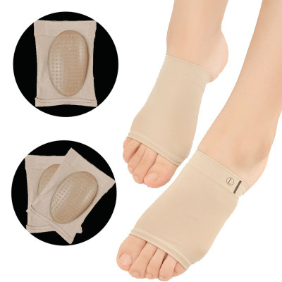 SEBs Flat Foot Insole High Bow Foot Inner Splayfoot Correction Insole Silicone Massage Foot Pad Foot Sock Pain Pad