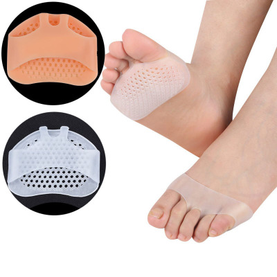 Silicone Honeycomb Forefoot Pad Thick Soft Anti-Pain High Heel Pad Women Breathable Half Insole