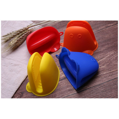 High temperature silicone thermal insulation hand clamp thermal shield multi-functional anti-sliding pot clamp thickened 