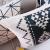 Nordics style black and white geometric pillow thick cotton and linen texture cushion sofa car pillow