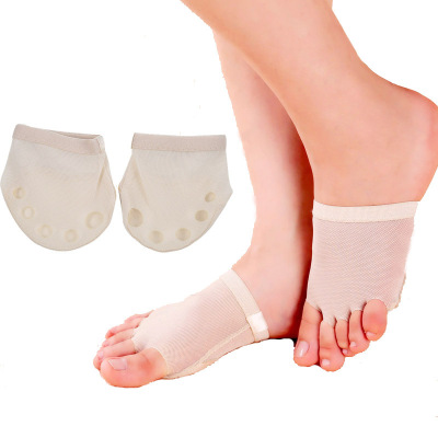 Five-hole wash front palm set wear protective foot half yard sock pain resistant front palm toe care pad