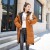 Cotton-padded jacket, long hat and thick cotton-padded coat for women