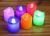 New Wave Mouth Candle Light LED Electronic Candle Wish Small Tea Light Wedding Proposal Arrangement Props