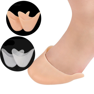 Silicone unperforated lady's toe cap for pain and abrasion before palm set sebs toe pain care set for ballet foot set