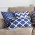 Blue Mediterranean amorous feelings sofa holds pillow to decorate model between cushion for leaning on