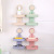Wheat straw sanitary bathroom creative double strong suction cup soap box wall hanging soap box asphalt rack soap box